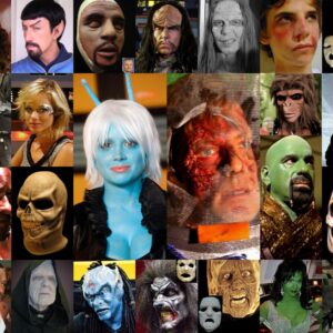 Collage of Special Effects Makeup Applications