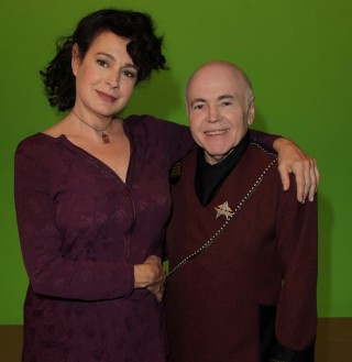 Sean Young as Dr. Lucien and Walter Koenig as Chekov, Star Trek Renegades - Makeup by ImpaQt FX