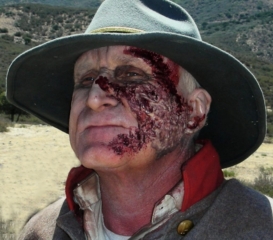 Zombie Makeup - the General, played by John Branagan in "Six Gun Savior" - Makeup by Tim Vittetoe, ImpaQt FX