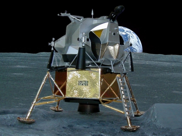 Desktop Scale (1/48) Model of the 1969 Lunar Landing Module