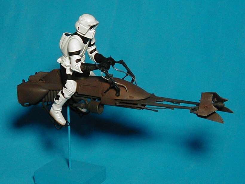 Stop Motion Articulated Figure (Private Collection), Star Wars® Bike Trooper Model