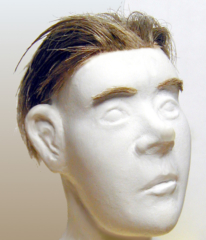 Stop Motion Figure Wig and Eyebrows