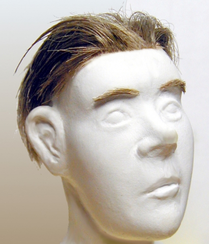 Stop Motion Figure Wig and Eyebrows
