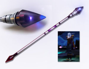 Lighted Staff for Melian Cosplay