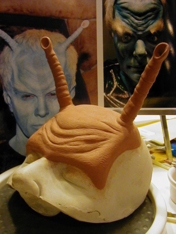 Angry Forehead "Andorian" Style Sculpt by Tim Vittetoe