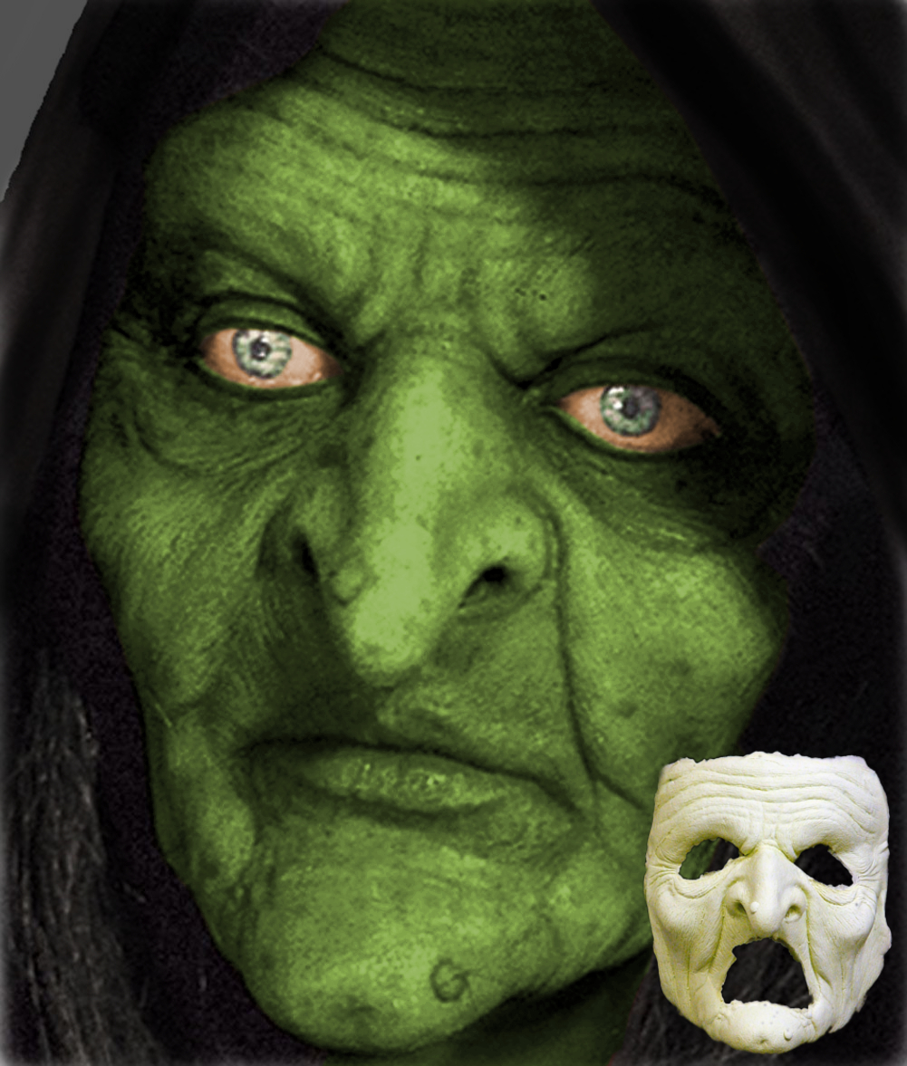  Swamp Witch Foam Latex Mask