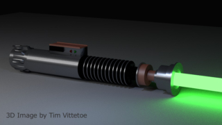 Lightsaber - Render by Tim Vittetoe