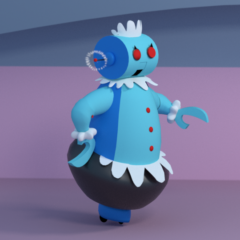 Rosie the Robot - Render by Tim Vittetoe