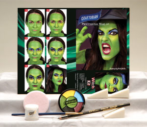 Contents of Witch Makeup Kit